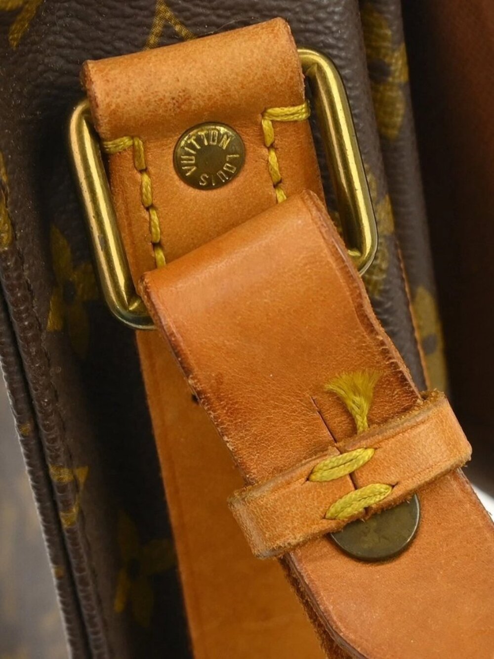 LOUIS VUITTON CARTOUCHIERE MM SHOULDER BAG - Picture 8 of 16